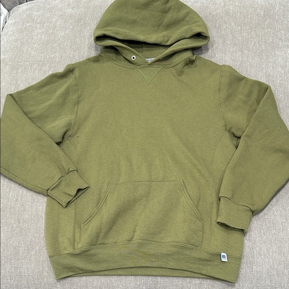 Russell Athletic Other - Russell Athletic Olive blank Hoodie for Men